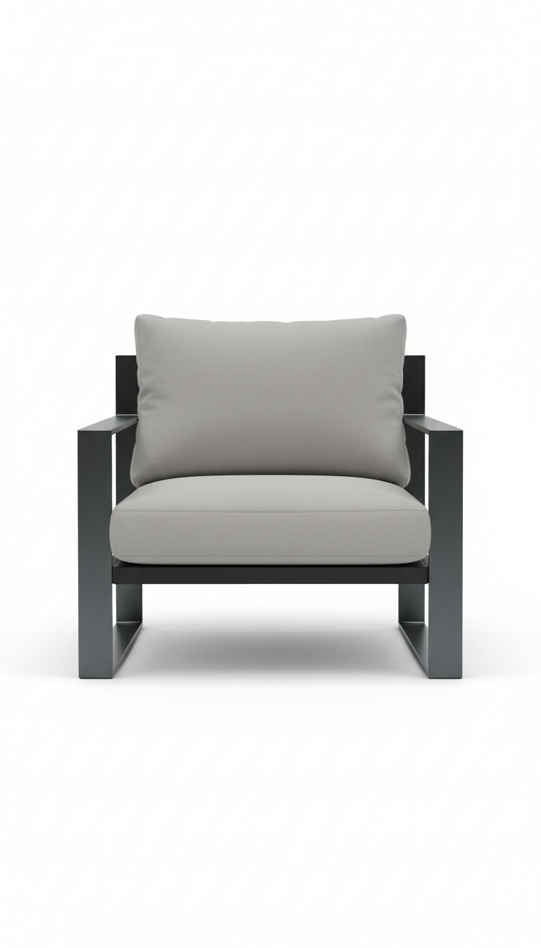 Poltrona Modular Tecido Luxo